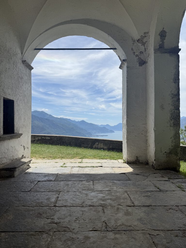 Blick auf den Coomer See